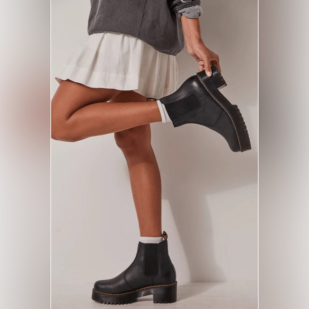Free People Dr. Martens Rometty Chelsea Boots Size 7, EU 38 $198